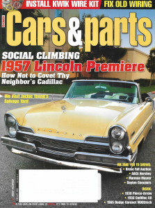 CARS & PARTS 2010 FEB - '57 LINCOLN PREMIERE, '30 PIERCE ARROW, '36 CADILLAC 60